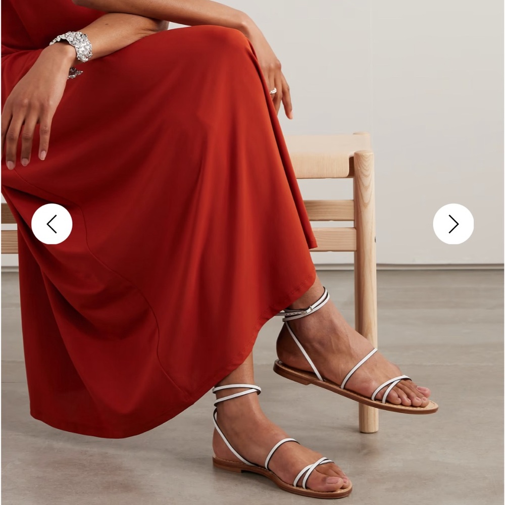 AMANU The Constantia leather sandals size 7
